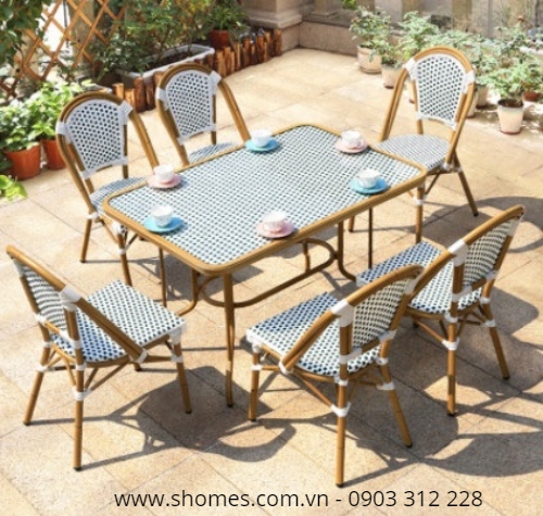 Bàn ghế ngoài trời xuất khẩu