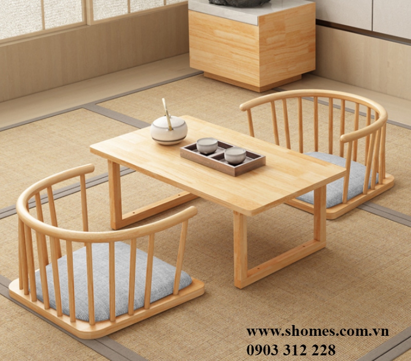 Bàn cafe tròn gỗ BCFT01