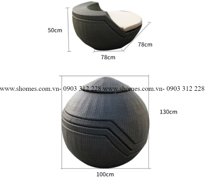 nơi mua bàn ghế mây nhựa