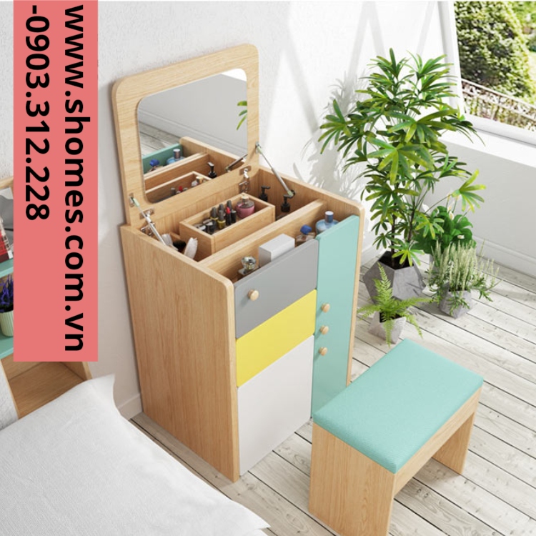 bàn trang điểm bằng gỗ sang trọng giá rẻ
