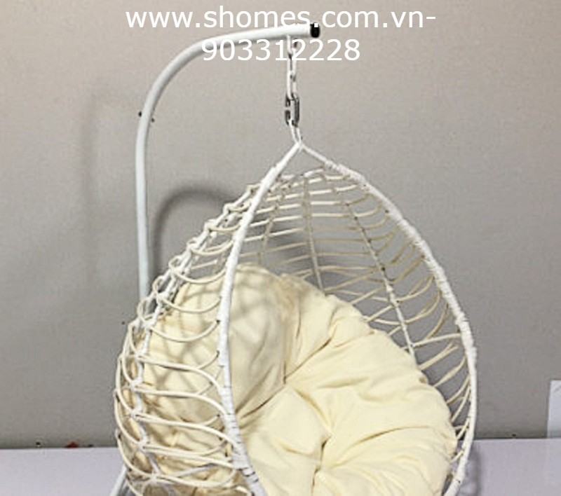 ghế trứng xích đu dây nhựa