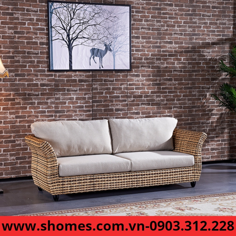 Bộ sofa nhựa mây S05 nhận đan sofa nhựa mây giá tốt