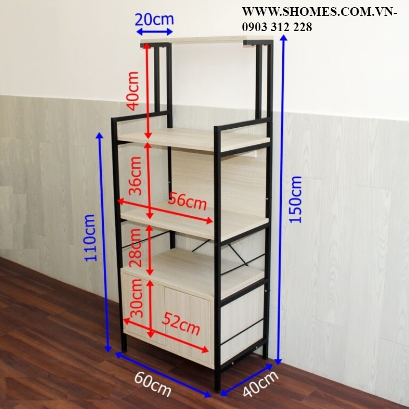 tủ bếp gỗ đẹp hiện đại